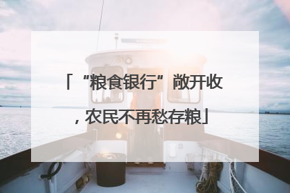 “粮食银行”敞开收，农民不再愁存粮