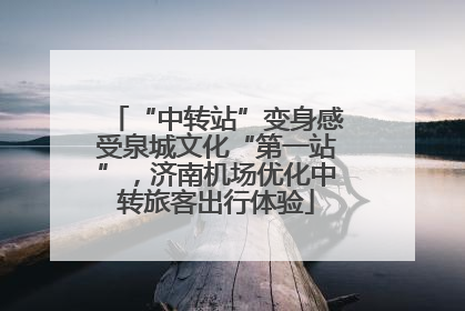“中转站”变身感受泉城文化“第一站”，济南机场优化中转旅客出行体验