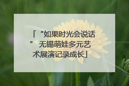 “如果时光会说话” 无锡萌娃多元艺术展演记录成长
