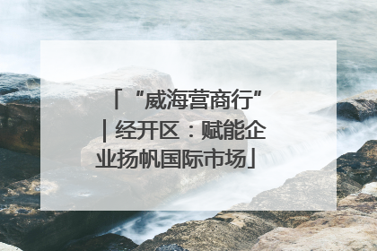 “威海营商行”｜经开区：赋能企业扬帆国际市场