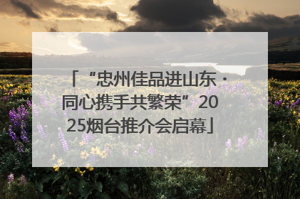 “忠州佳品进山东・同心携手共繁荣”2025烟台推介会启幕