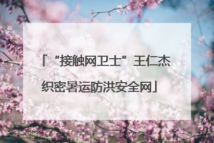 “接触网卫士”王仁杰织密暑运防洪安全网