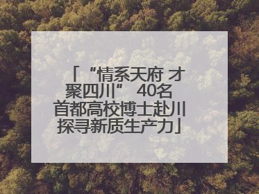 “情系天府 才聚四川” 40名首都高校博士赴川探寻新质生产力