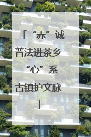 “赤”诚普法进茶乡 “心”系古镇护文脉