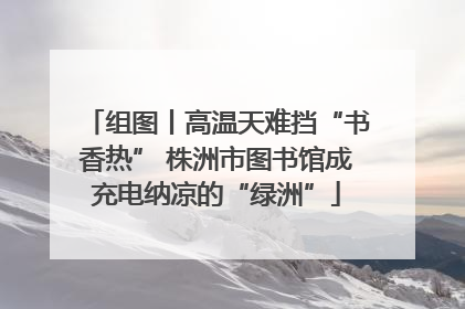 组图丨高温天难挡“书香热” 株洲市图书馆成充电纳凉的“绿洲”