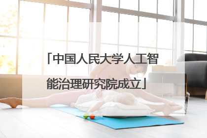 中国人民大学人工智能治理研究院成立
