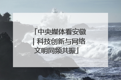 中央媒体看安徽｜科技创新与网络文明同频共振