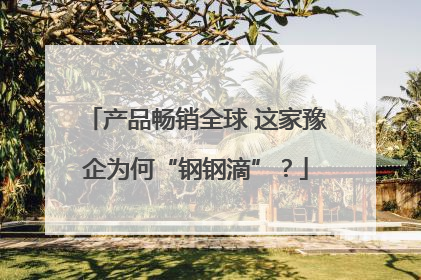 产品畅销全球 这家豫企为何“钢钢滴”？