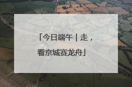 今日端午｜走，看京城赛龙舟