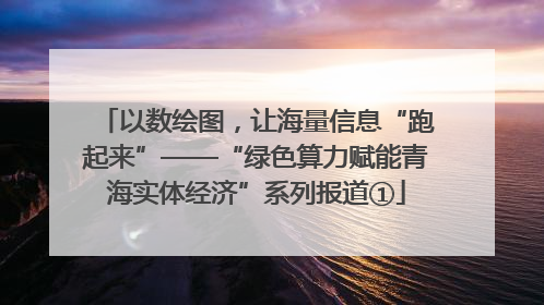 以数绘图，让海量信息“跑起来”——“绿色算力赋能青海实体经济”系列报道①