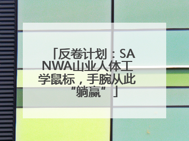 反卷计划：SANWA山业人体工学鼠标，手腕从此“躺赢”