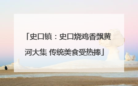 史口镇：史口烧鸡香飘黄河大集 传统美食受热捧