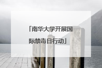 南华大学开展国际禁毒日行动