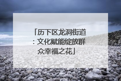历下区龙洞街道：文化赋能绽放群众幸福之花