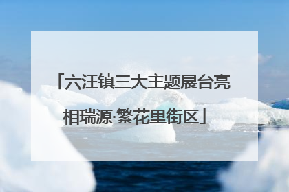 六汪镇三大主题展台亮相瑞源·繁花里街区