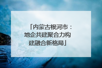 内蒙古根河市：地企共建聚合力构建融合新格局