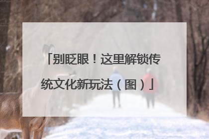 别眨眼！这里解锁传统文化新玩法（图）