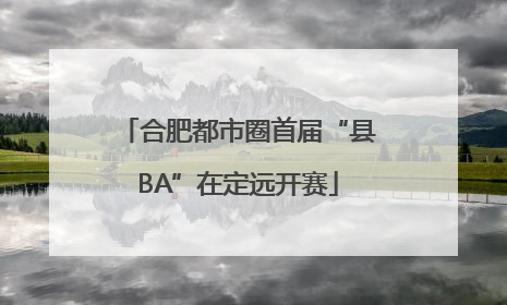 合肥都市圈首届“县BA”在定远开赛