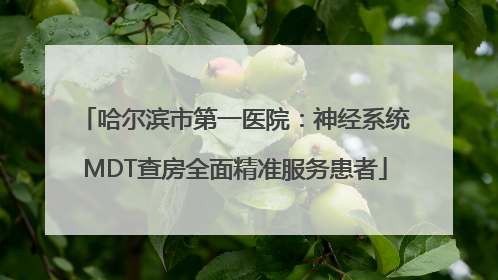 哈尔滨市第一医院：神经系统MDT查房全面精准服务患者