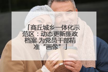 商丘城乡一体化示范区：动态更新廉政档案 为党员干部精准“画像”