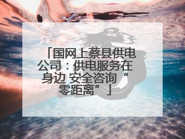 国网上蔡县供电公司：供电服务在身边 安全咨询“零距离”