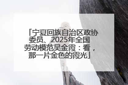 宁夏回族自治区政协委员、2025年全国劳动模范吴金霞：看，那一片金色的霞光