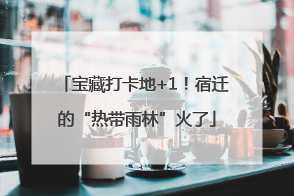宝藏打卡地+1！宿迁的“热带雨林”火了