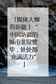 媒体大咖看新疆丨“中国新疆的城市非常繁华，处处都充满活力”