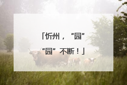 忻州，“园”“园”不断！