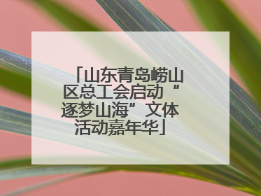 山东青岛崂山区总工会启动“逐梦山海”文体活动嘉年华