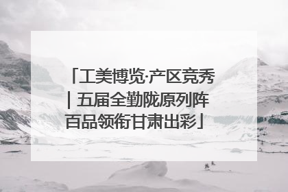 工美博览·产区竞秀｜五届全勤陇原列阵 百品领衔甘肃出彩