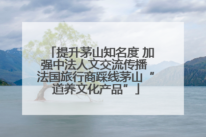 提升茅山知名度 加强中法人文交流传播 法国旅行商踩线茅山“道养文化产品”