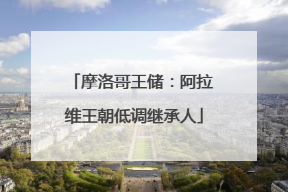 摩洛哥王储：阿拉维王朝低调继承人