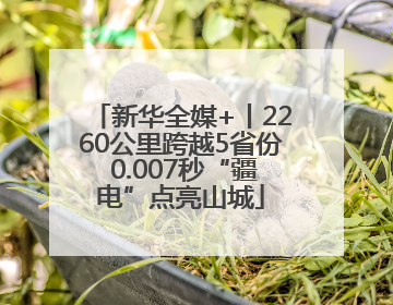 新华全媒+丨2260公里跨越5省份 0.007秒“疆电”点亮山城