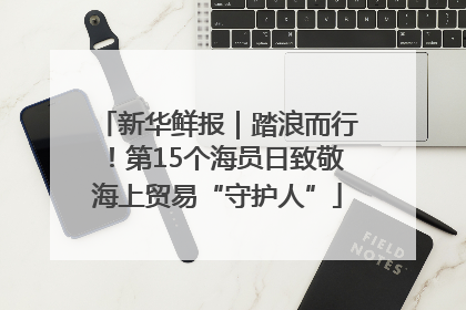 新华鲜报｜踏浪而行！第15个海员日致敬海上贸易“守护人”