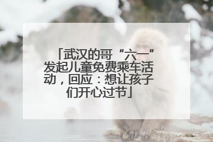 武汉的哥“六一”发起儿童免费乘车活动，回应：想让孩子们开心过节