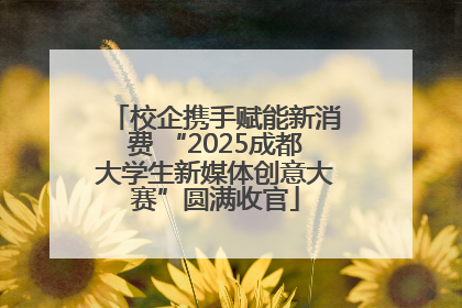 校企携手赋能新消费 “2025成都大学生新媒体创意大赛”圆满收官