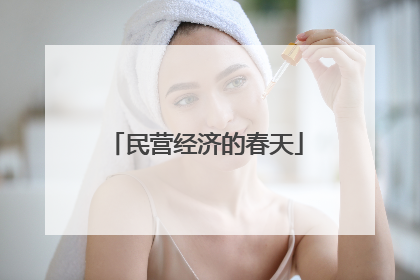 民营经济的春天