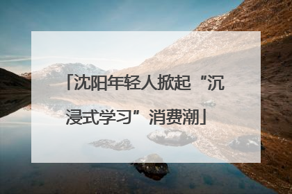沈阳年轻人掀起“沉浸式学习”消费潮