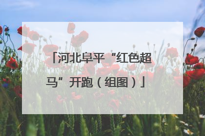 河北阜平“红色超马”开跑（组图）