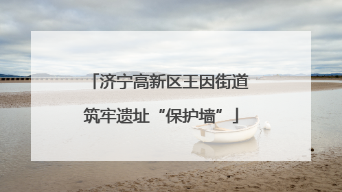 济宁高新区王因街道筑牢遗址“保护墙”