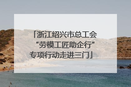 浙江绍兴市总工会“劳模工匠助企行”专项行动走进三门