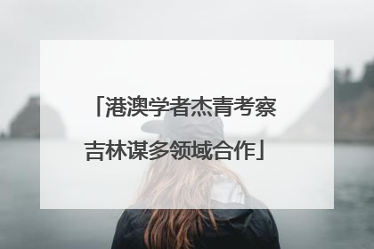 港澳学者杰青考察吉林谋多领域合作