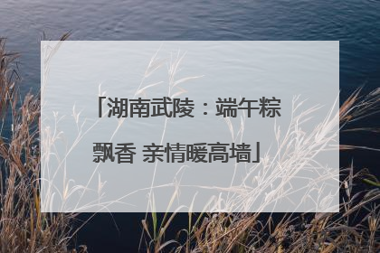 湖南武陵：端午粽飘香 亲情暖高墙