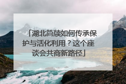 湖北简牍如何传承保护与活化利用？这个座谈会共商新路径