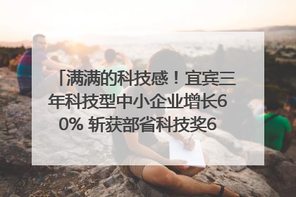 满满的科技感！宜宾三年科技型中小企业增长60% 斩获部省科技奖6项｜您牵挂的四川