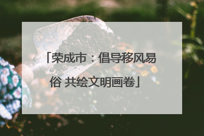 荣成市：倡导移风易俗 共绘文明画卷