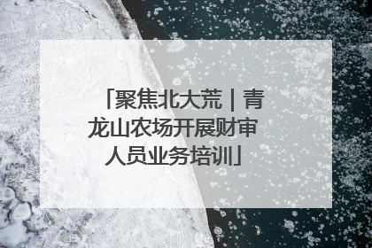 聚焦北大荒｜青龙山农场开展财审人员业务培训