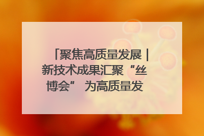 聚焦高质量发展｜新技术成果汇聚“丝博会” 为高质量发展注入新动能