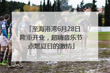 至海港湾6月28日隆重开业，超嗨音乐节点燃夏日的激情